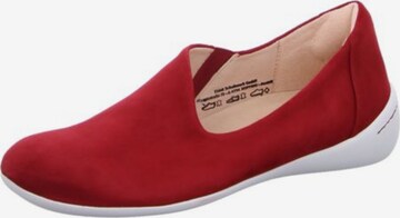 THINK! Slip-Ons in Red: front
