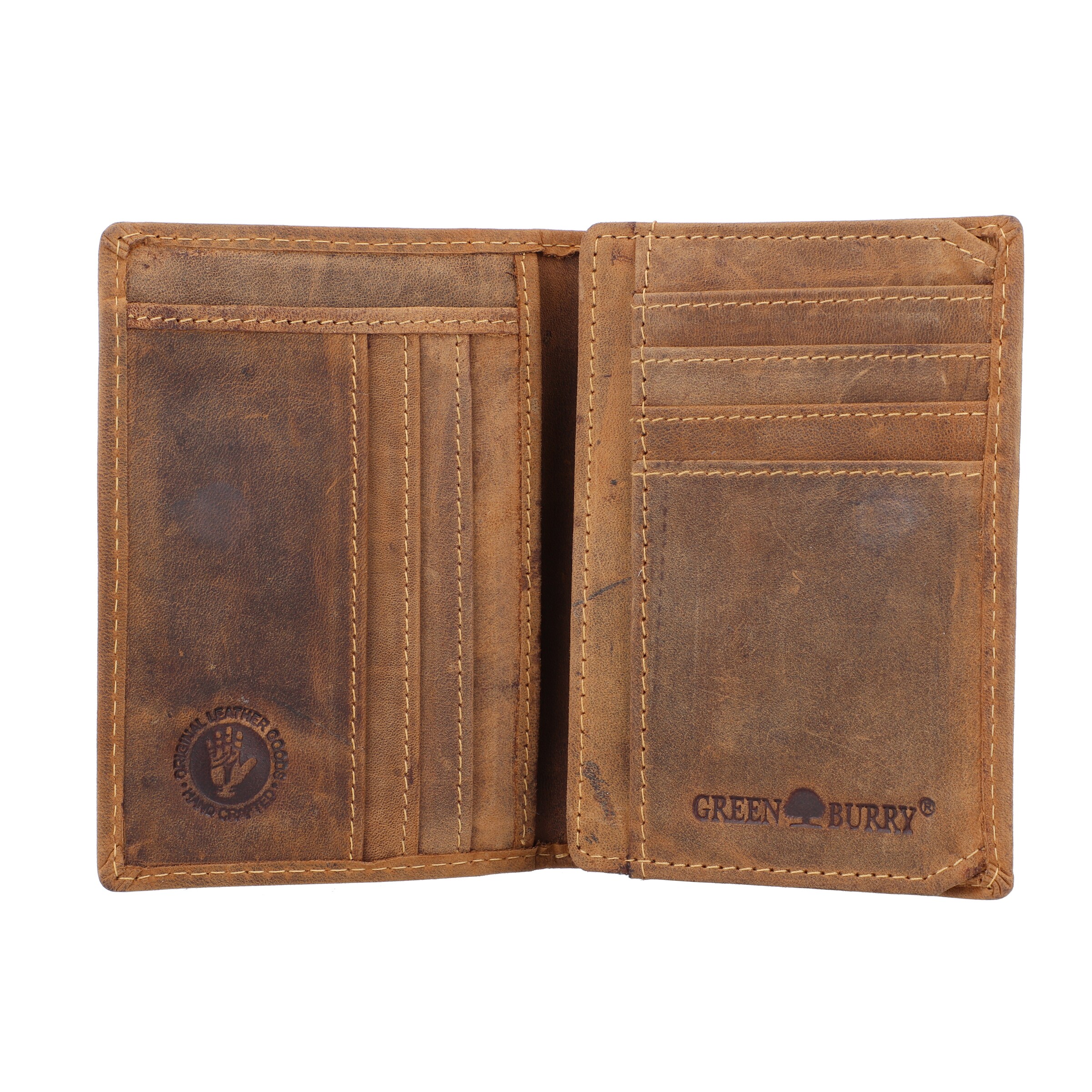 GREENBURRY Portemonnee in Bruin