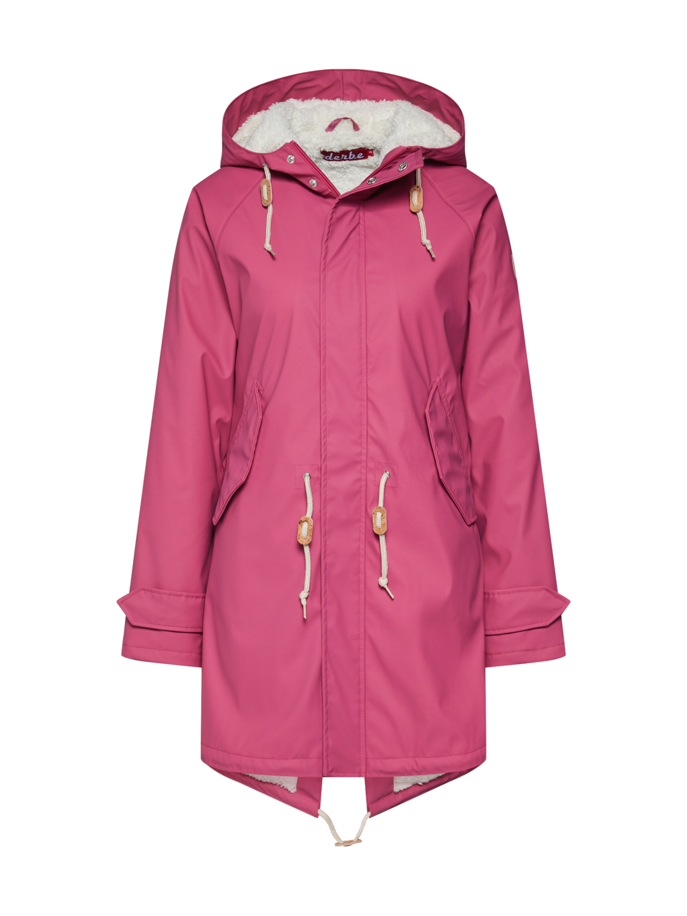 Derbe - Tussenjas 'Travel Cozy Friese' in de kleur Donkerroze