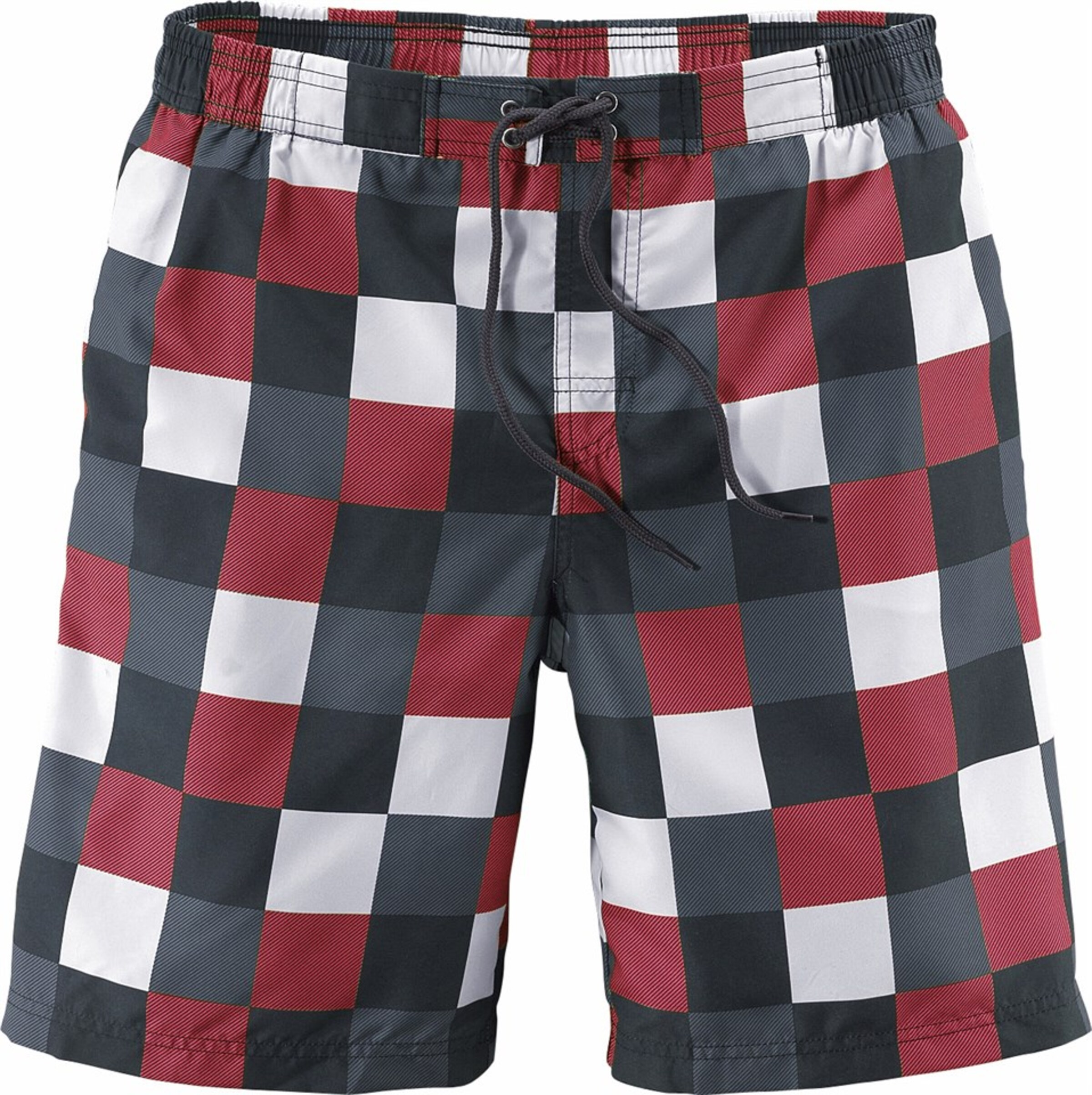 BUFFALO Board Shorts in Red: front