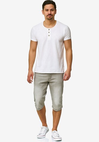 INDICODE JEANS Regular Shorts 'Jaspar' in Grau