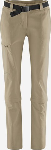 Maier Sports Workout Pants 'AROLLA' in Beige: front