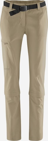 Maier Sports Regular Hose 'AROLLA' in Beige: predná strana