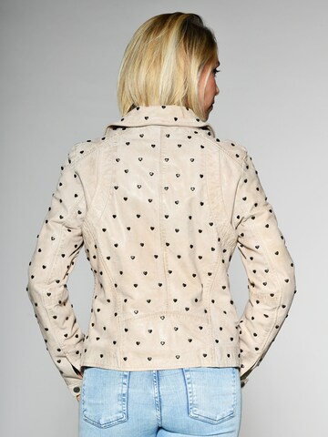 Maze Jacke 'Heart' in Beige