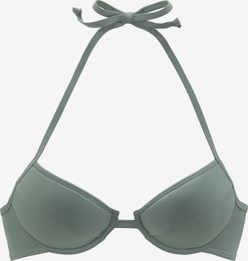 Push-up Top per bikini 'Perfect' di BENCH in verde: frontale