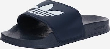 ADIDAS ORIGINALS - Sapato aberto 'ADILETTE LITE' em azul: frente