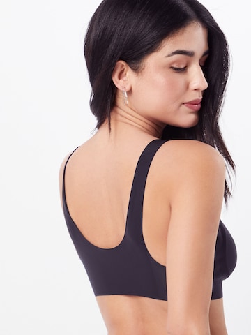 SLOGGI Regular Bra 'Zero Feel' in Black: back