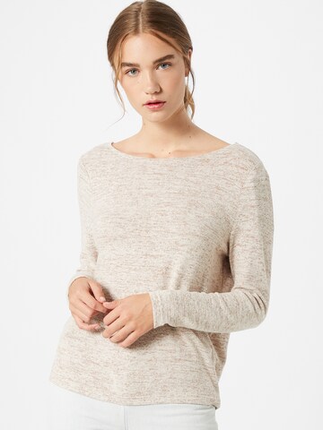 ONLY Sweater 'Mayea' in Beige: front