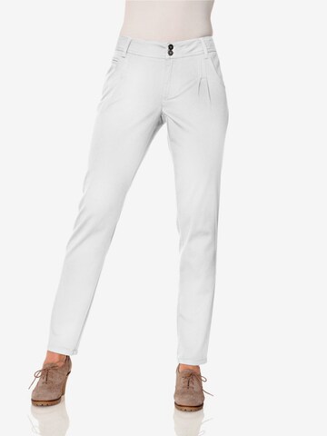 Regular Pantaloni de la heine pe alb