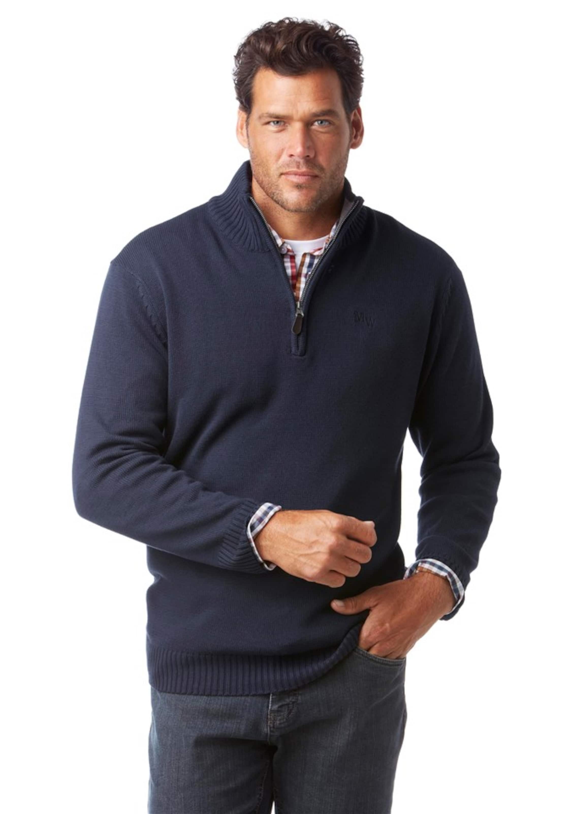 Man's World Sweater in Blue: front