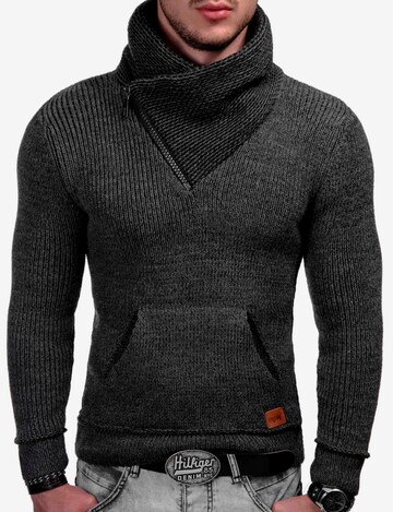 INDICODE JEANS Sweater 'Dane' in Black