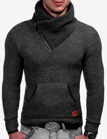 INDICODE JEANS Pullover 'Dane' in Schwarz