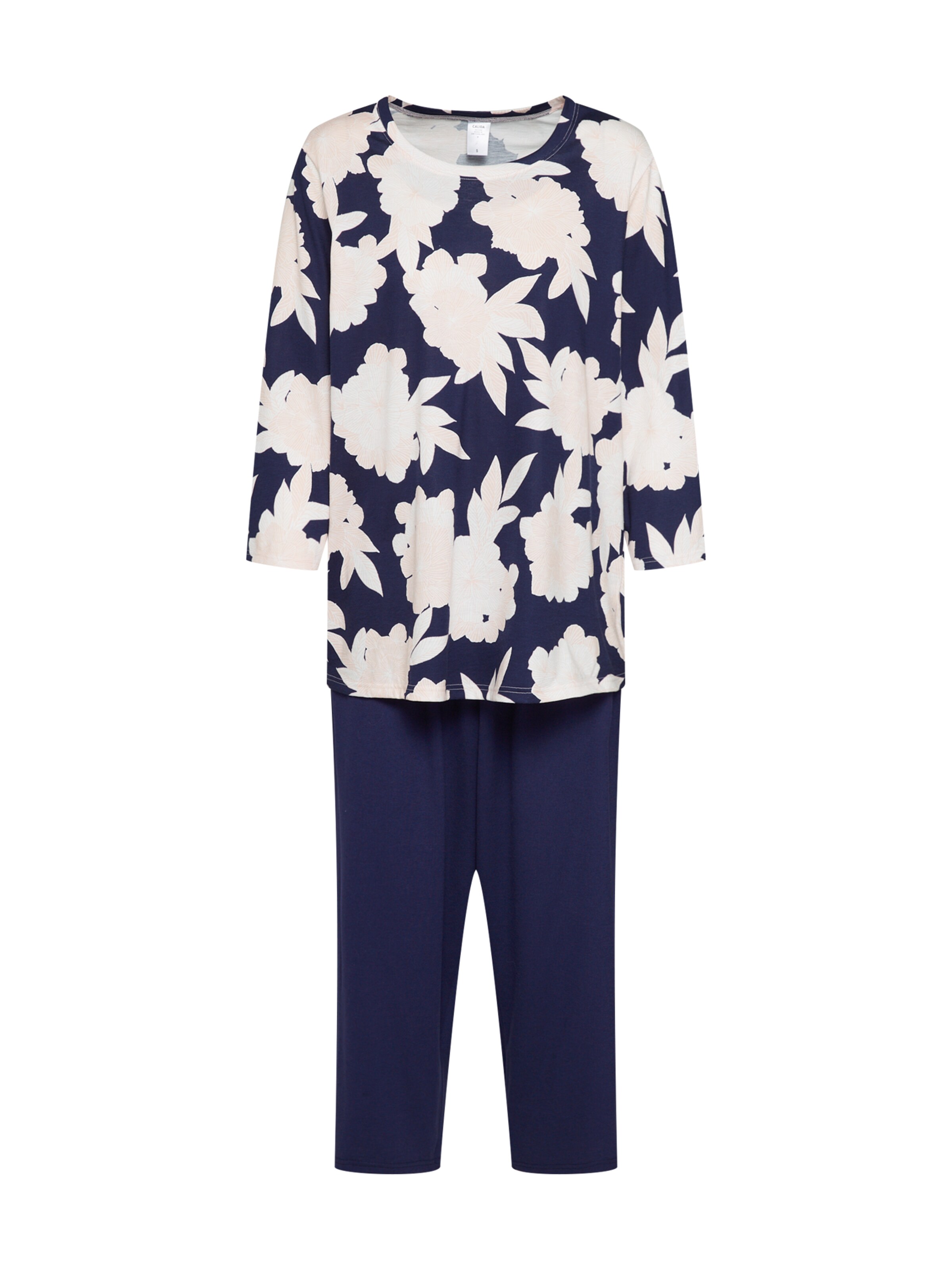 CALIDA - Pyjama 'Soft Jersey Fun' in de kleur Blauw