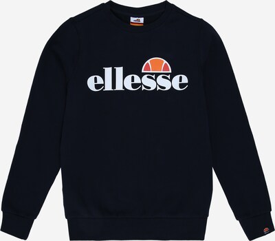ELLESSE Sweatshirt 'Suprios' i marinblå / orange / ljusröd / vit, Produktvy