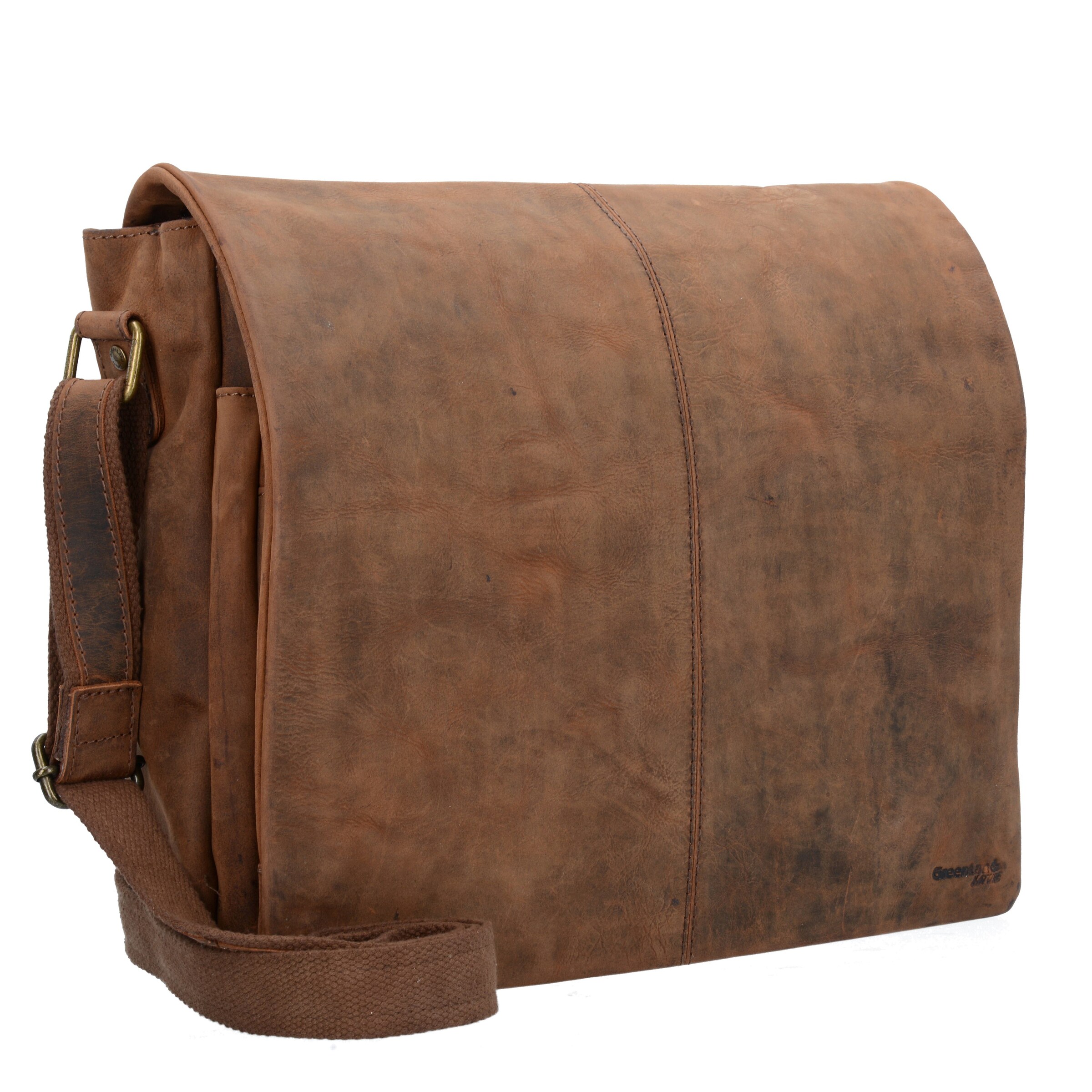 Borsa a tracolla 'Montenegro' di Greenland Nature in marrone