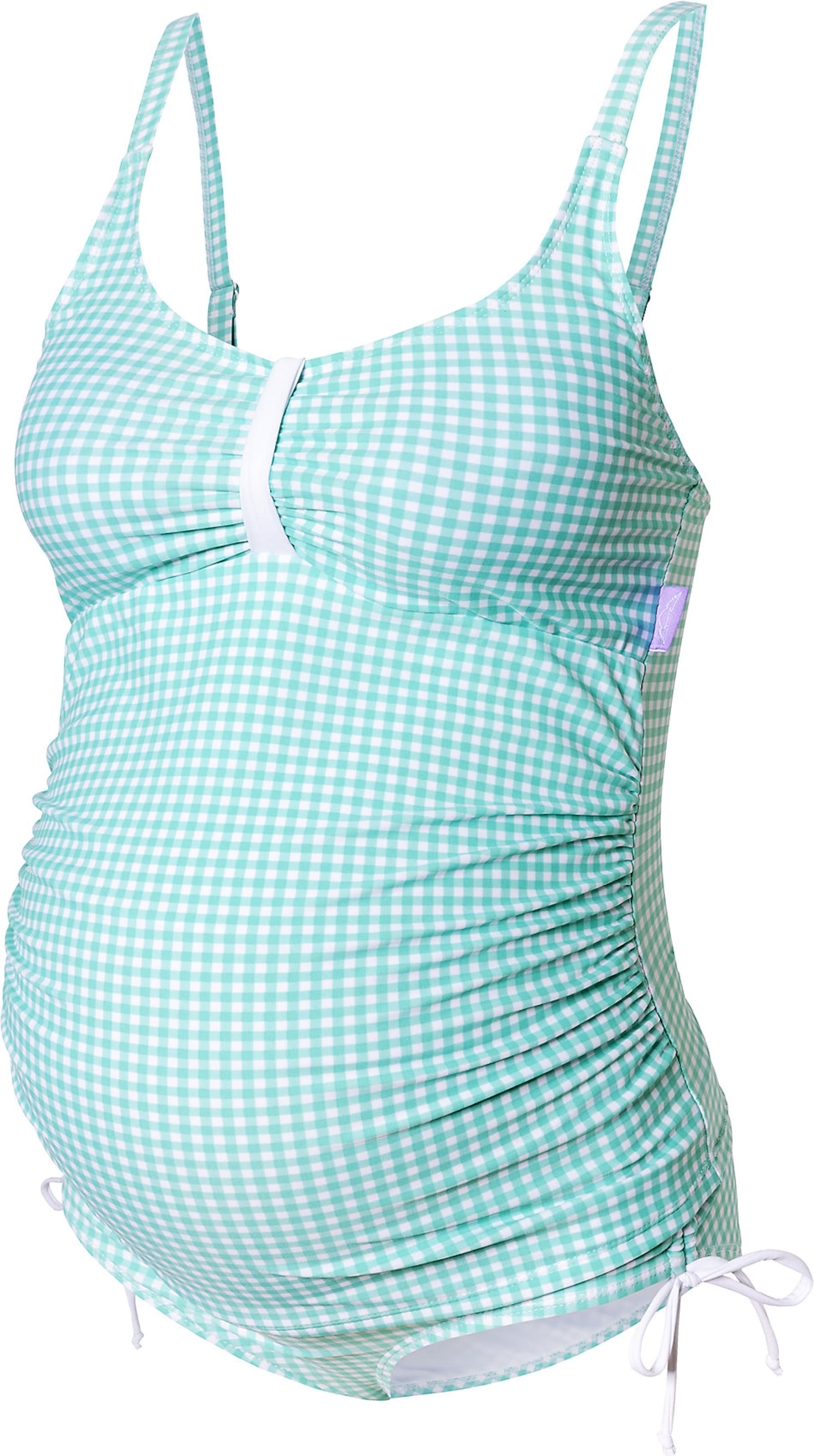 petit amour - Clásico Tankini 'Ava' en verde: frente