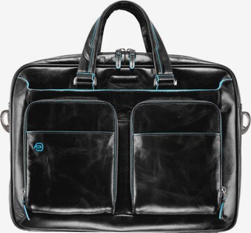 Piquadro Document Bag in Black: front