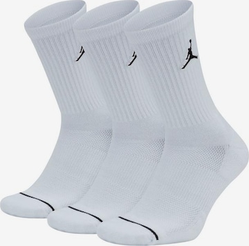 Jordan Sports socks in White: front