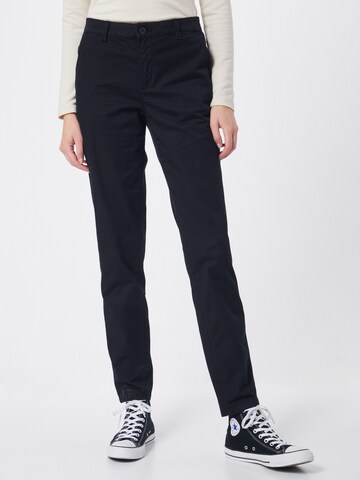 Regular Pantalon chino ESPRIT en noir : devant