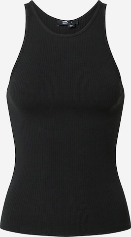 Dr. Denim Top 'Bianca Singlet' in Black: front