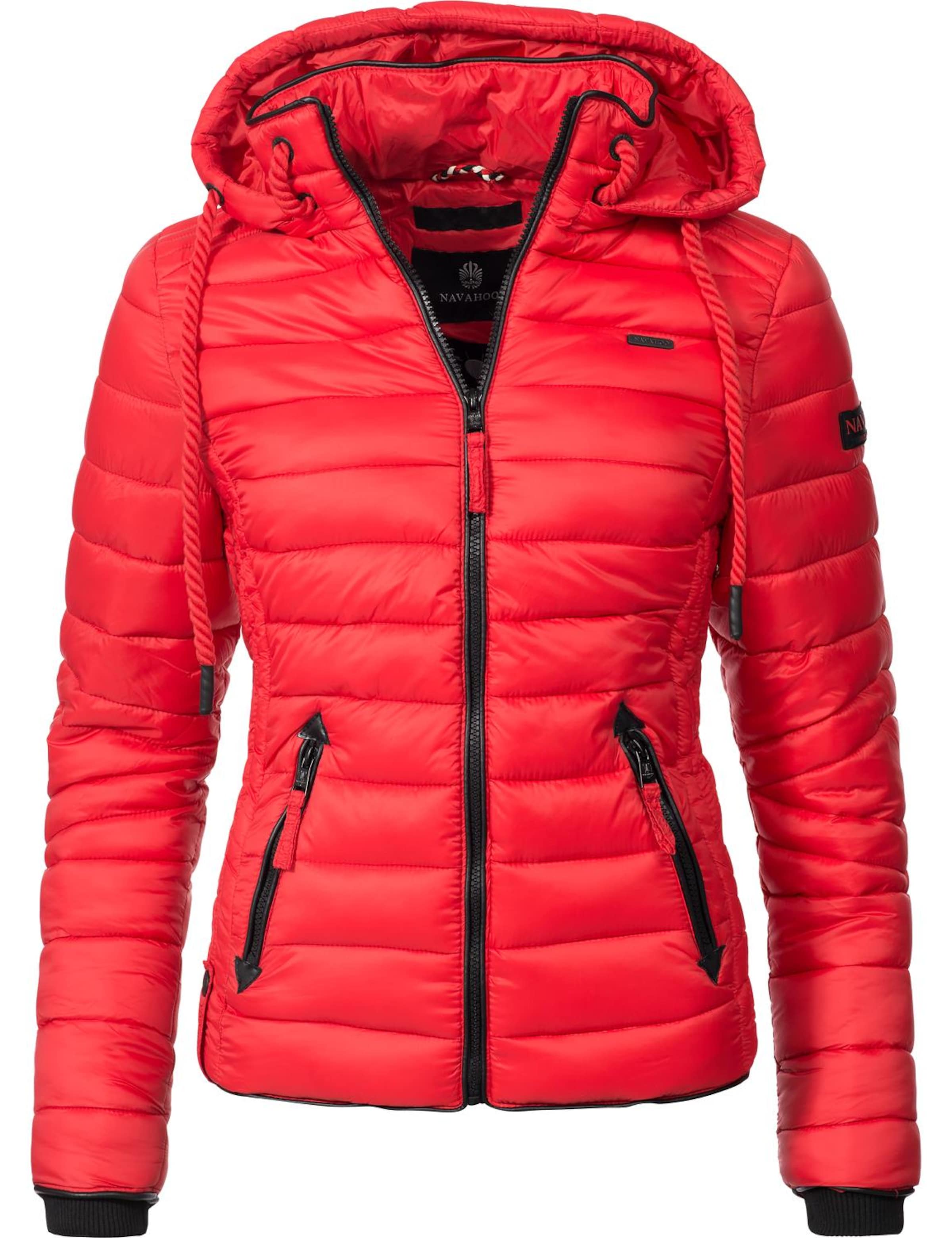 NAVAHOO Φθινοπωρινό και ανοιξιάτικο μπουφάν 'Lulana' σε κόκκινο: μπροστά