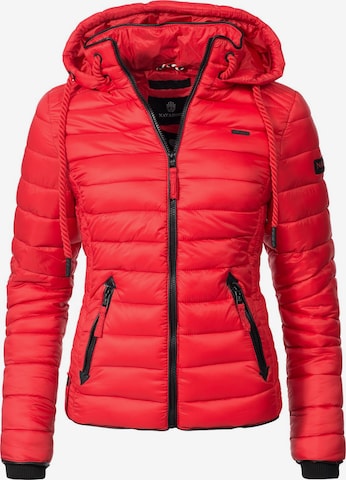 NAVAHOO Between-Season Jacket 'Lulana' in Red: front