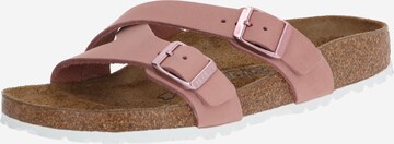 BIRKENSTOCK Pantolette 'Yao' in Pink: predná strana