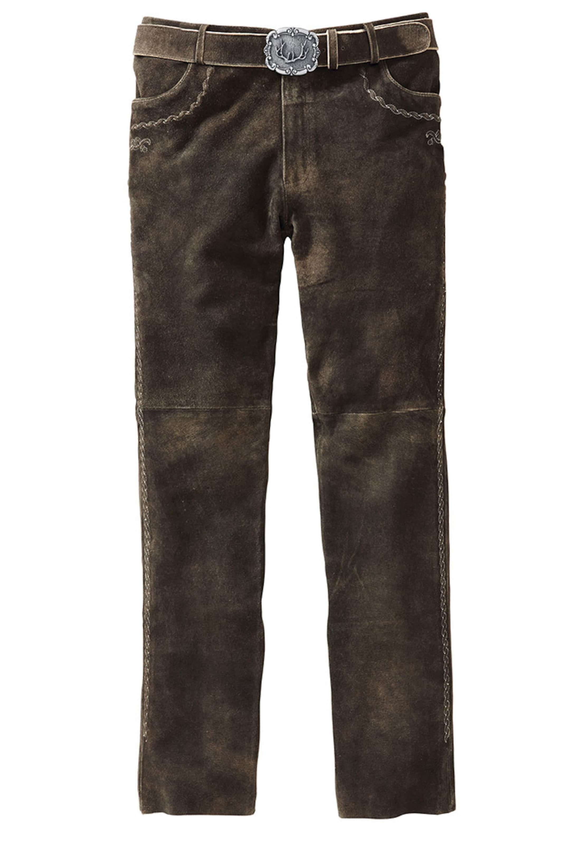 STOCKERPOINT Slimfit Hose Rocco3 in Braun: Vorderseite