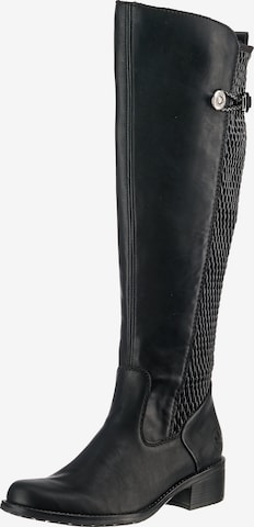 Rieker Boots in Black: front