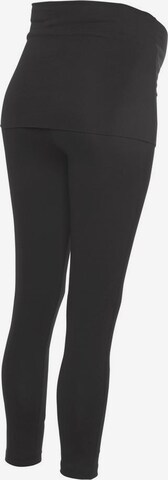 Neun Monate Skinny Umstandsleggings in Schwarz