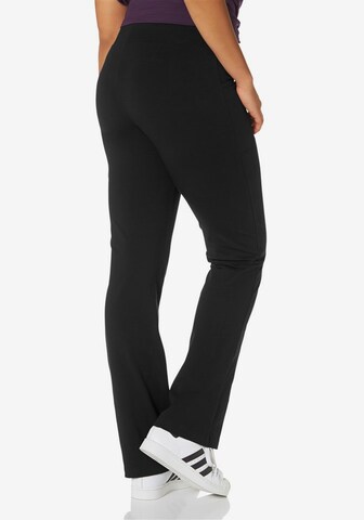 VENICE BEACH Bootcut Jazzpants in Schwarz