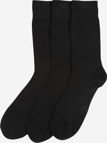 Regular Chaussettes SELECTED HOMME en noir : devant