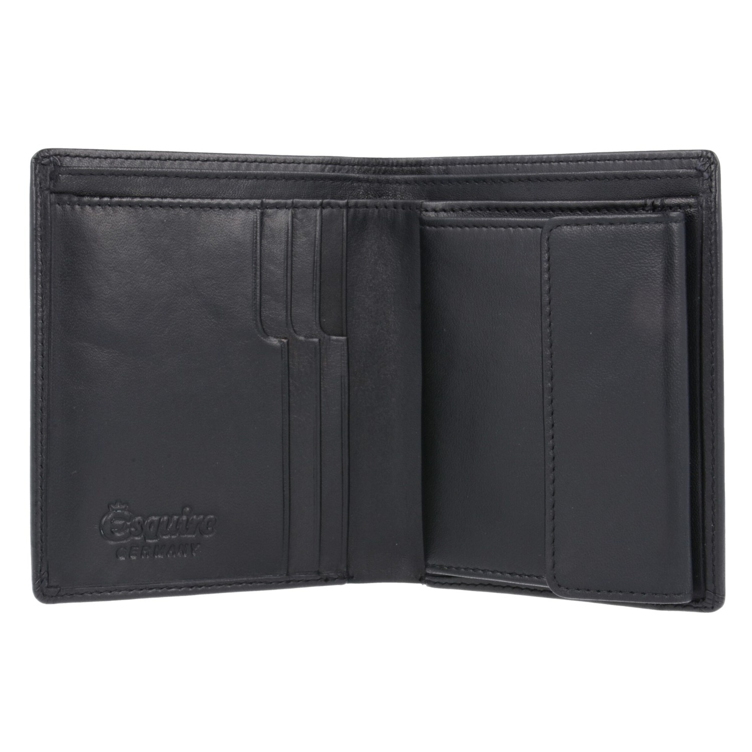 Esquire Geldbörse 'Harry' in Schwarz