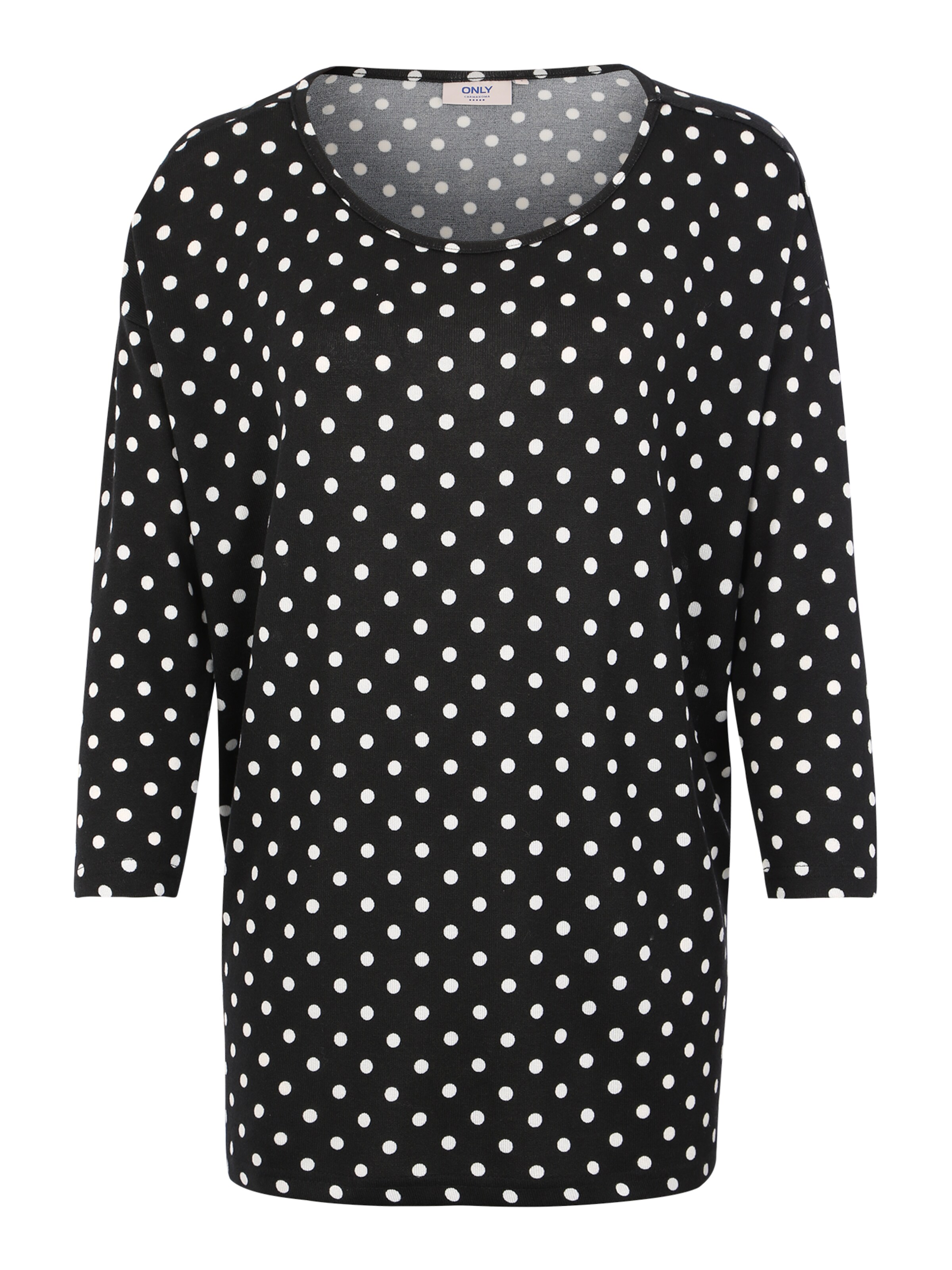 ONLY Carmakoma - Shirt 'Alba' in de kleur Zwart