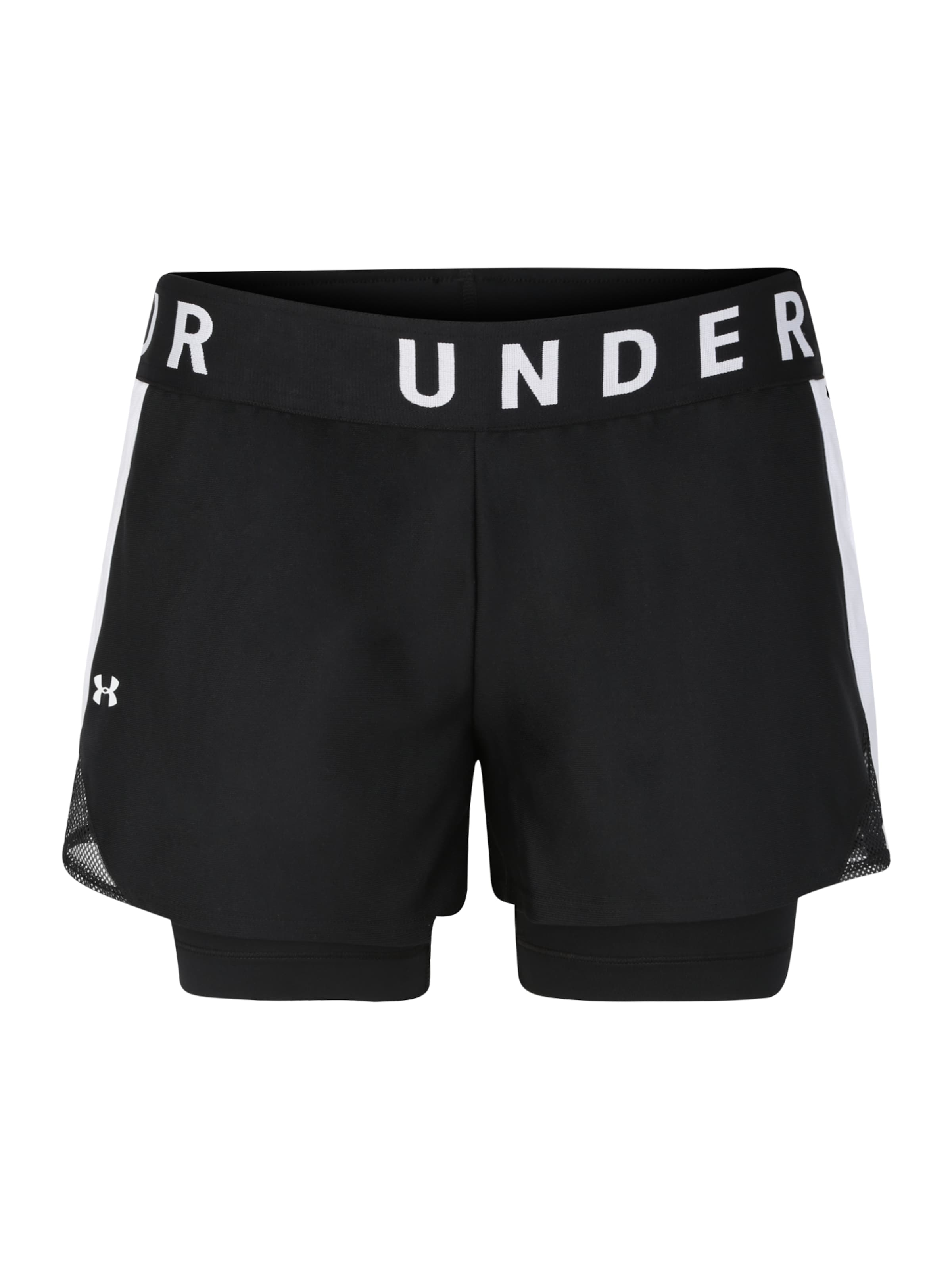 UNDER ARMOUR Regular Sporthose 'Play Up' in Schwarz: Vorderseite