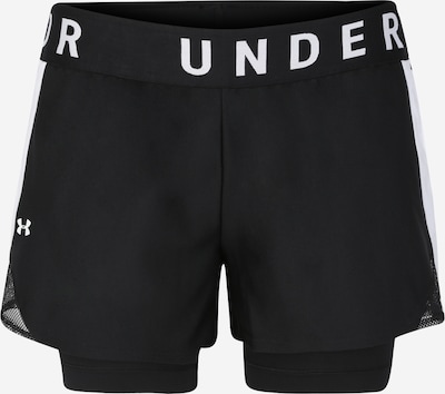 UNDER ARMOUR Sportshorts 'Play Up' in schwarz / weiß, Produktansicht