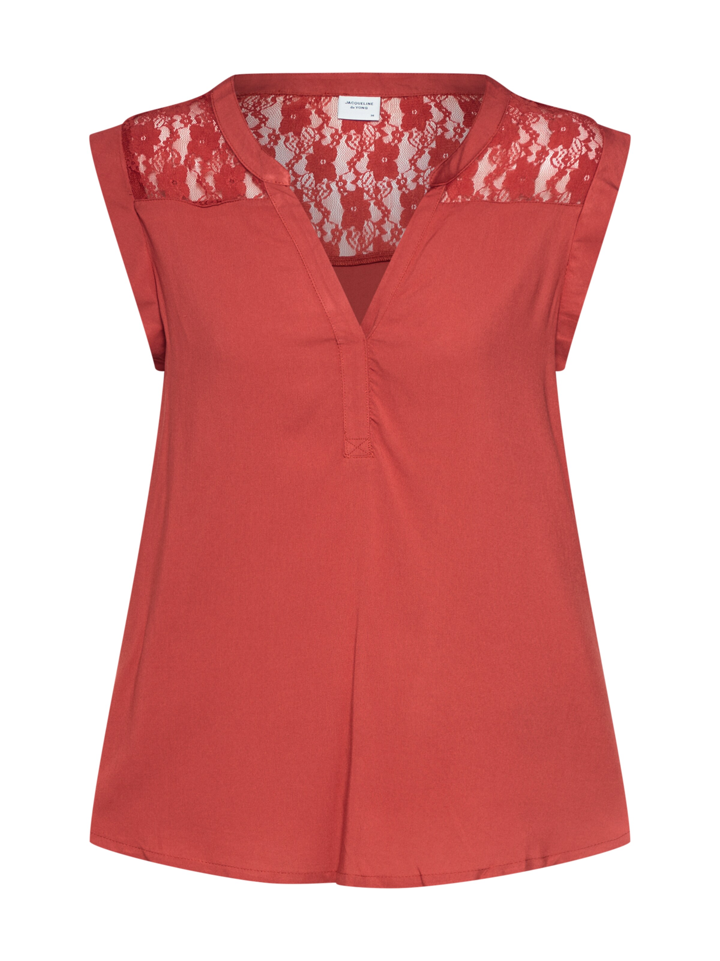 JACQUELINE de YONG - Shirt 'MASON' in de kleur Roestrood