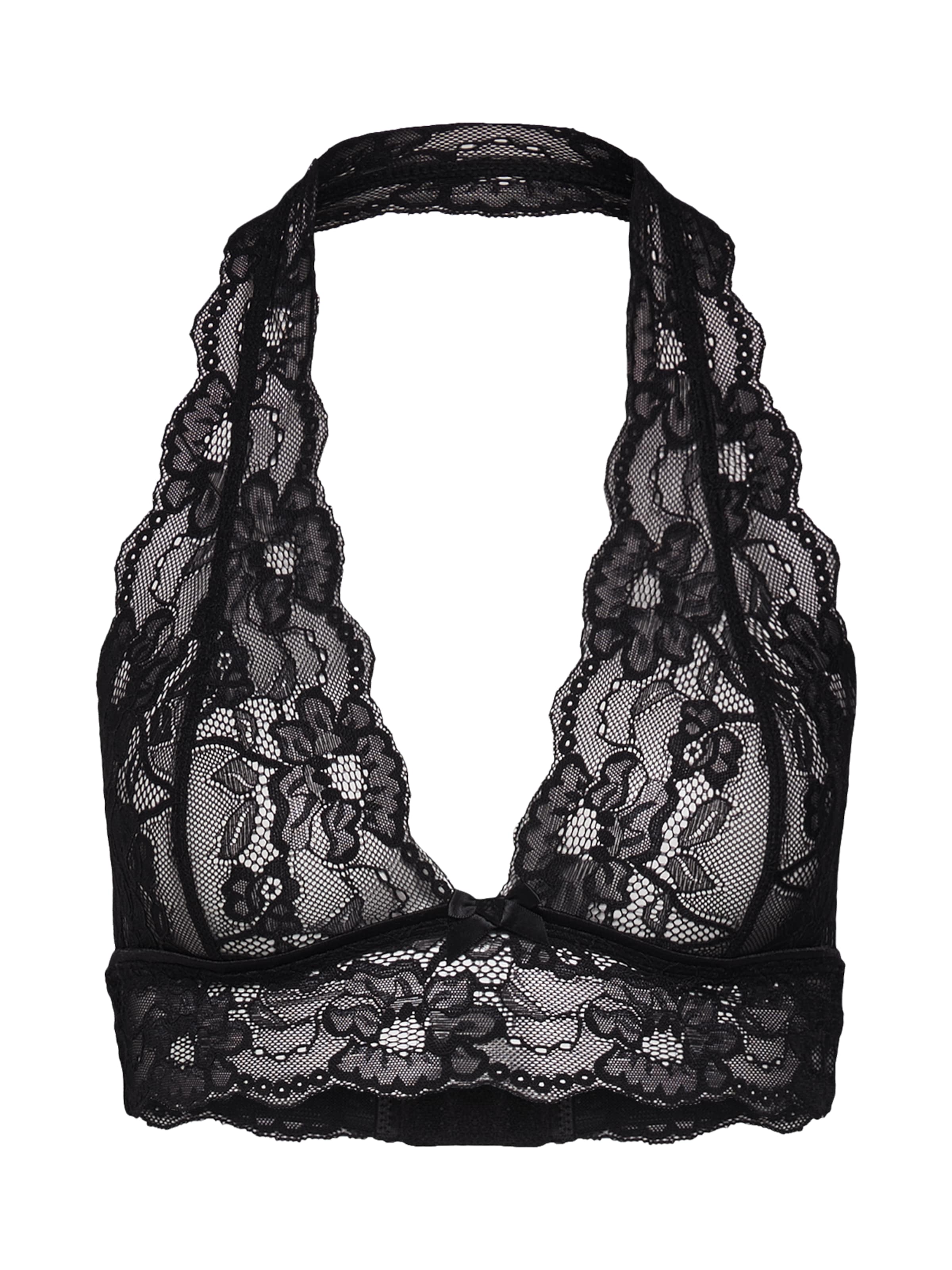 LASCANA Triangel BH in Zwart: voorkant