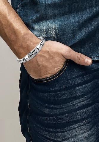 KUZZOI Bracelet 'Twisted' in Silver
