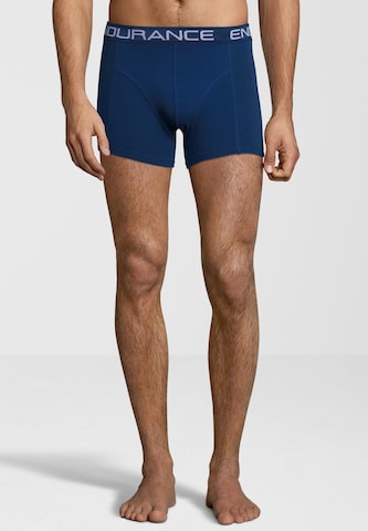 ENDURANCE Sportunterhose 'Burke' in Blau: Vorderseite