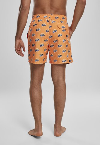 Mister Tee Regular Badeshorts in Orange