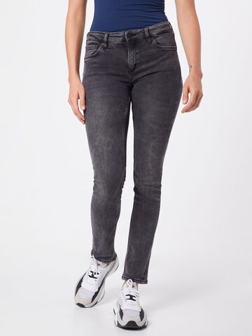 QS Slimfit Jeans in Schwarz: Vorderseite
