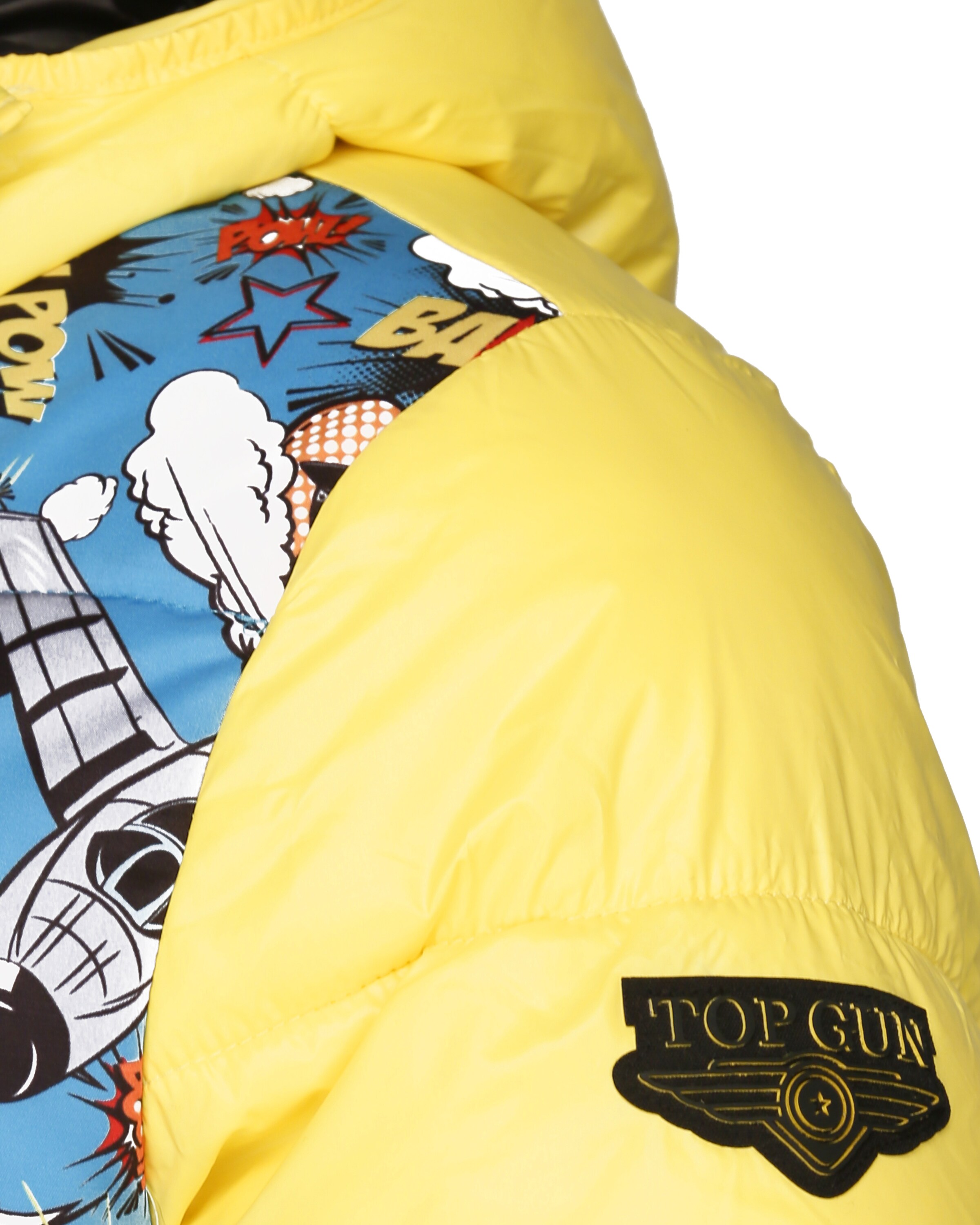 TOP GUN Winterjacke 'Fun' in Gelb