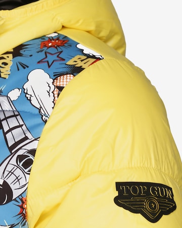TOP GUN Winter Jacket 'Fun' in Yellow