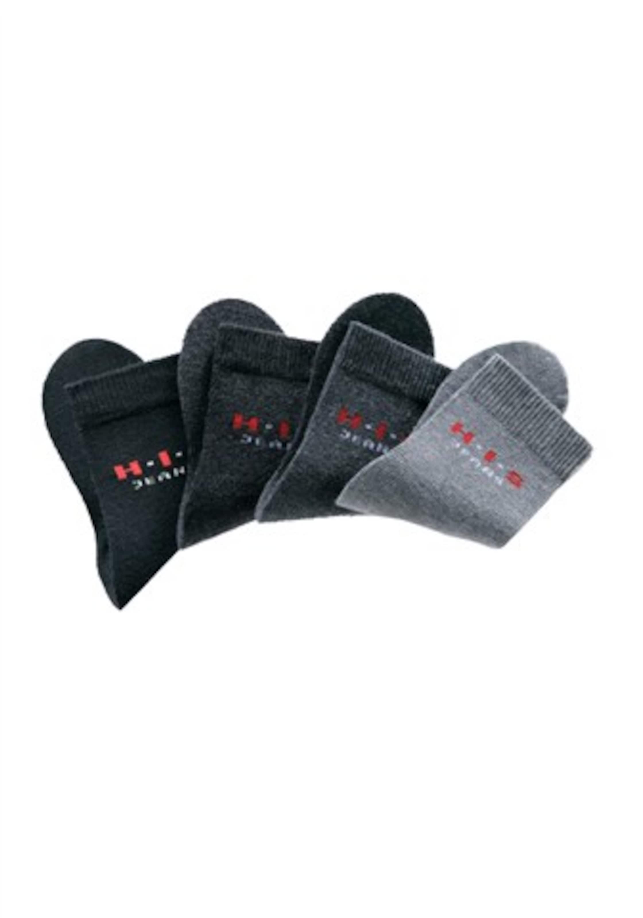 H.I.S Socks in Grey: front