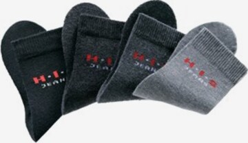 H.I.S Socks in Grey: front