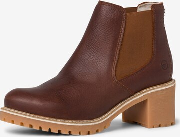 TAMARIS Chelsea Boots in Braun: predná strana