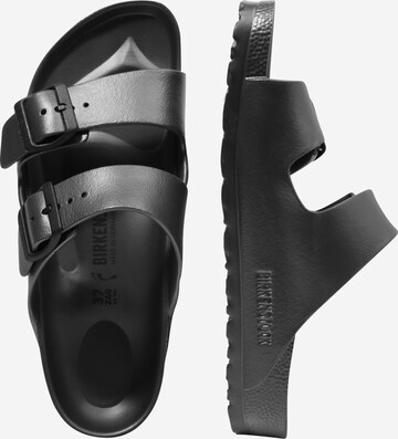 BIRKENSTOCK Pantolette 'Arizona' in Grau: bočná strana