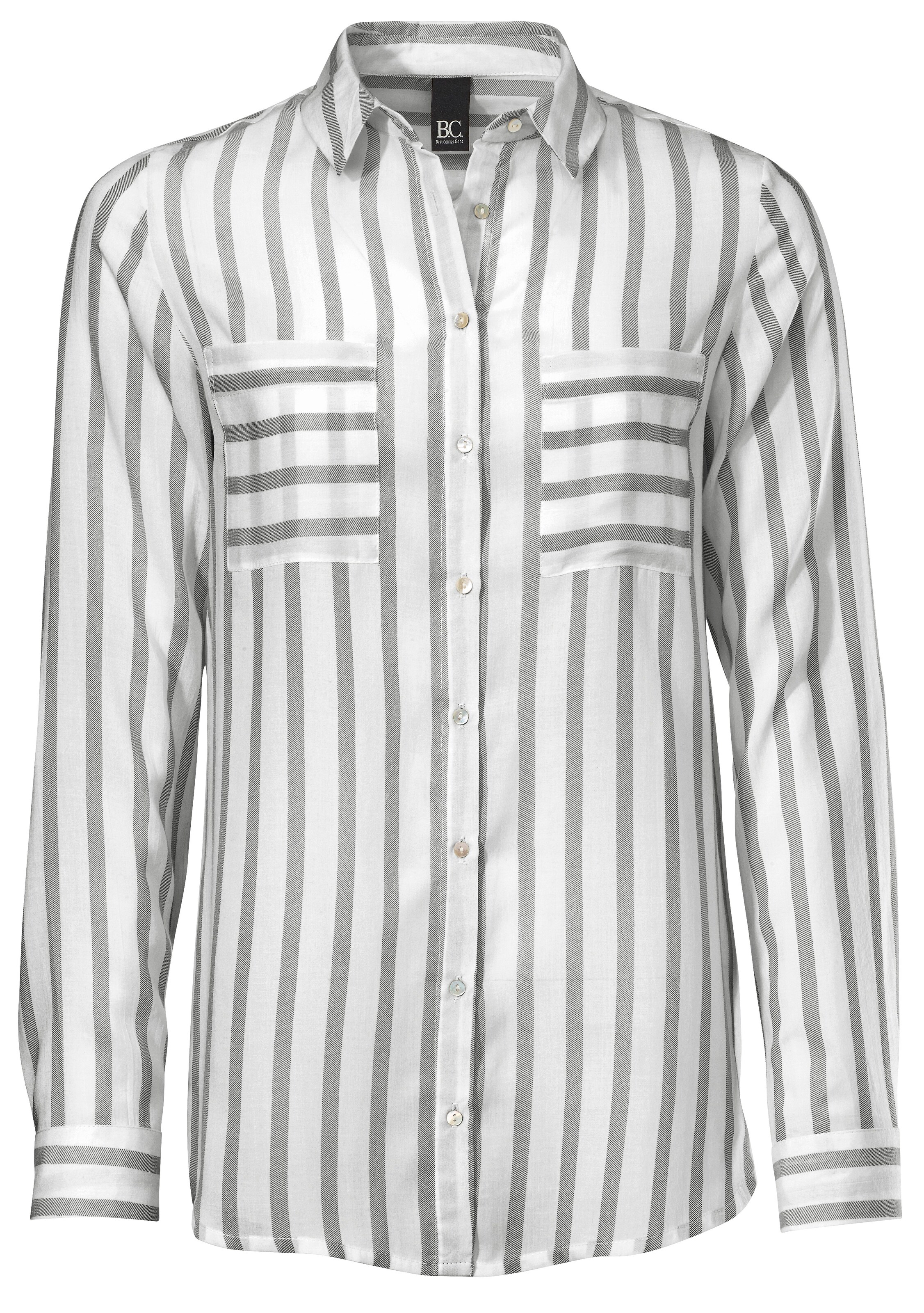 Camicia da donna di heine in grigio: frontale