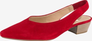 GABOR Slingpumps in Rood: voorkant